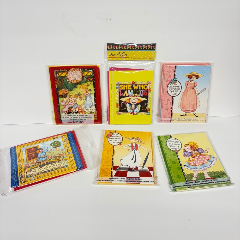 Mary Engelbreit Mary & Co Note Cards Envelopes Lot 43 Cards